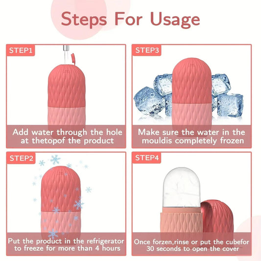 Silicone Ice Roller For Face-2 in 1