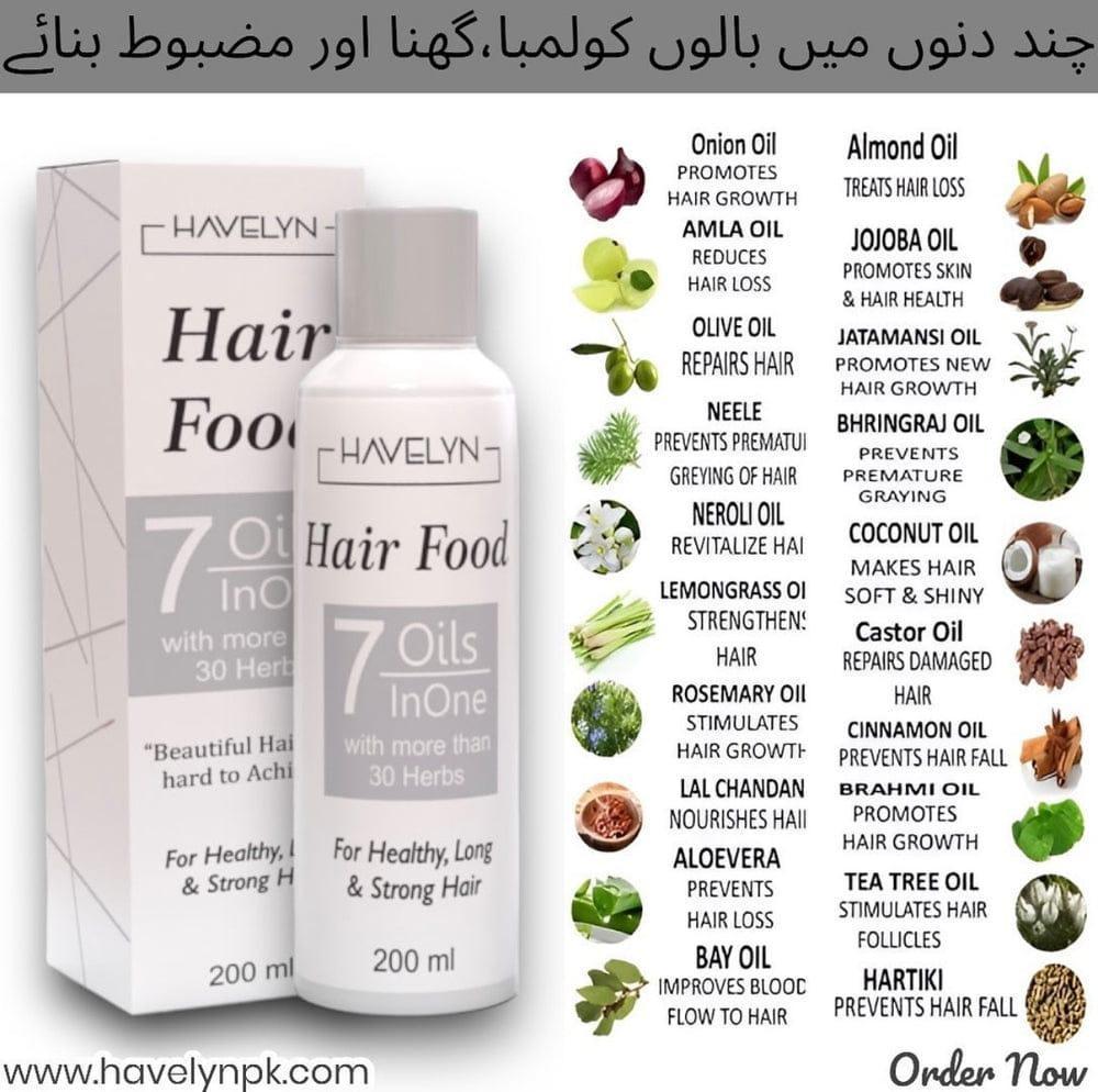 Havelyn 7 In 1 Hair Growth Oil 200ml Transparent